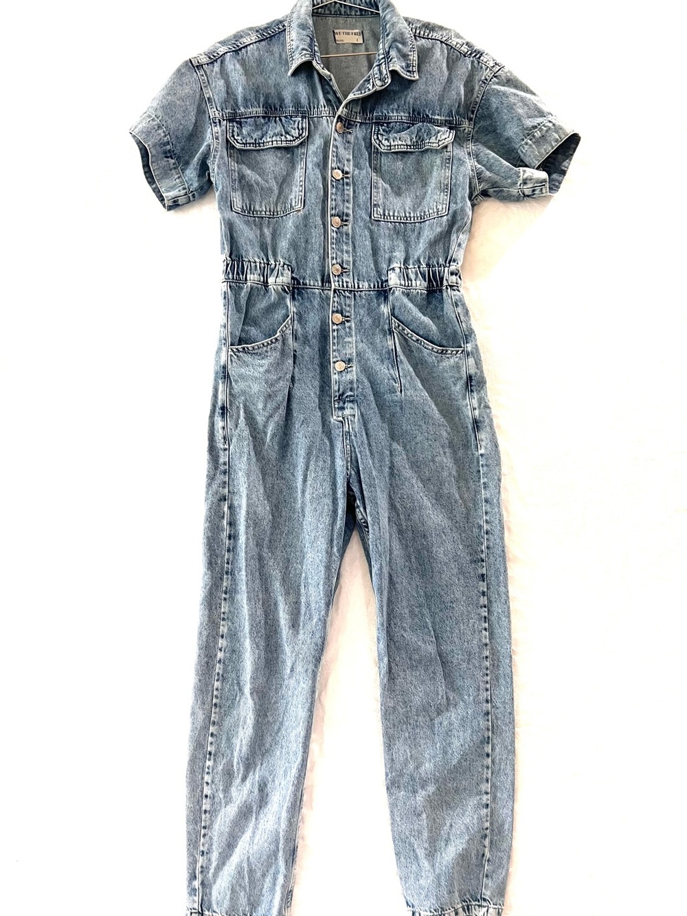 Free People We the Free Marci denim coverall Size L - Picture 2 of 8
